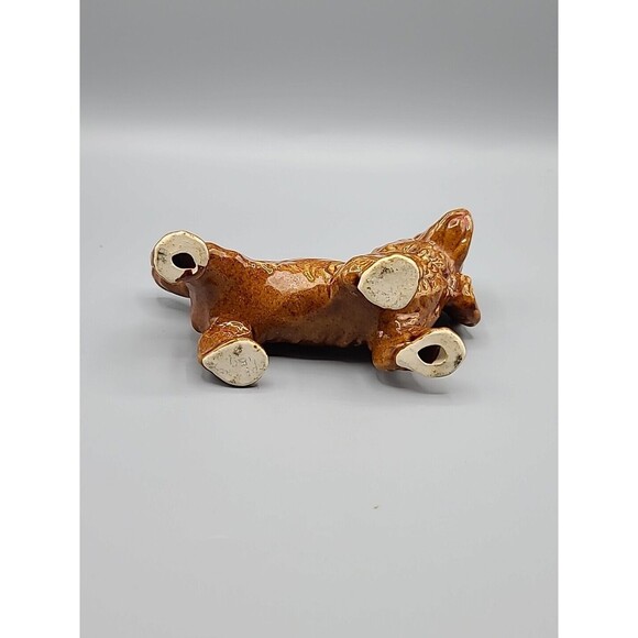 Cocker Spaniel Dog Figurine Brown Ceramic - Picture 10 of 16